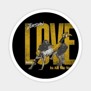 Jordan Love Green Bay Love Is All We Need Magnet